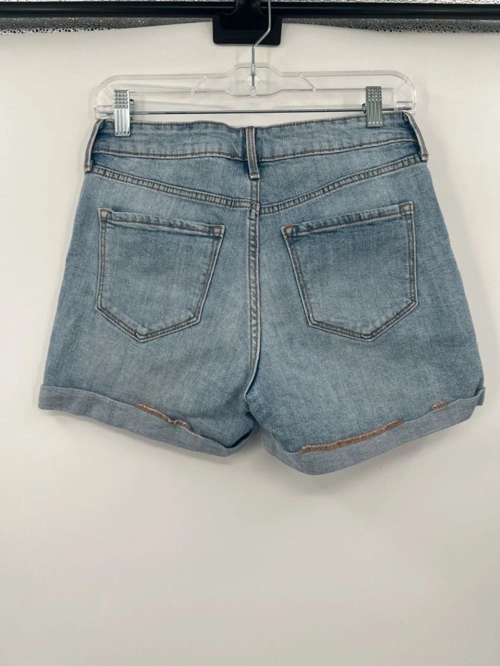 Size 4  Old Navy Light Blue Button-Front Denim Shorts